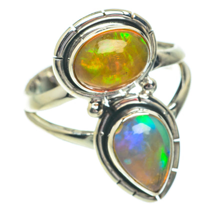 Ethiopian Opal Rings handcrafted by Ana Silver Co - RING64535