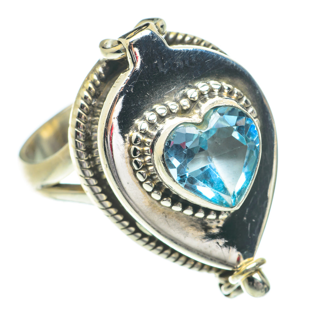 Blue Topaz Rings handcrafted by Ana Silver Co - RING64539