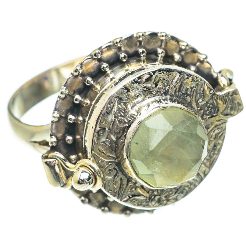 Prehnite Rings handcrafted by Ana Silver Co - RING64541