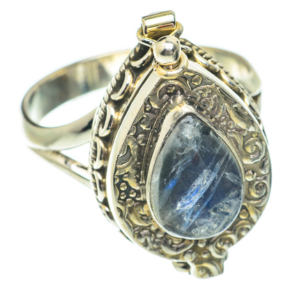 Rainbow Moonstone Rings handcrafted by Ana Silver Co - RING64547