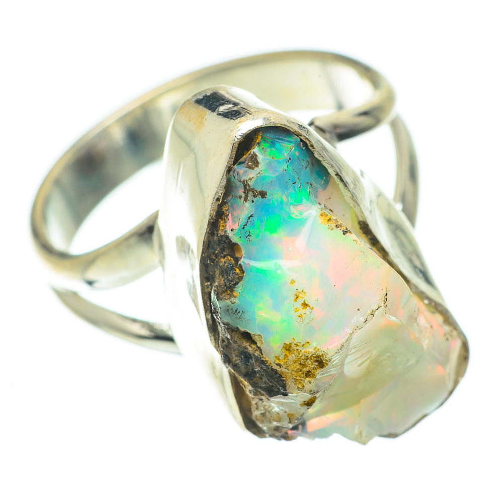 Ethiopian Opal Rings handcrafted by Ana Silver Co - RING64549