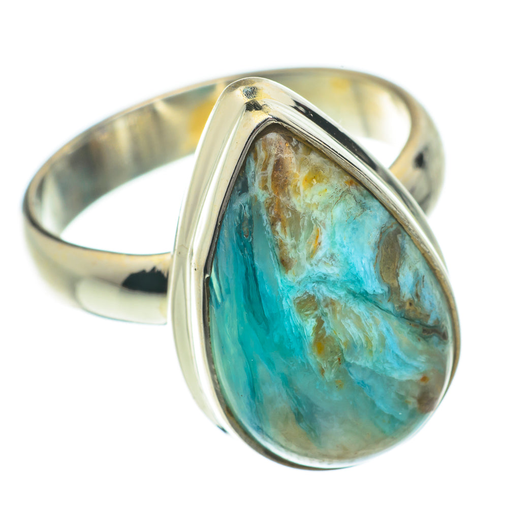 Peruvian Opal Rings handcrafted by Ana Silver Co - RING64552