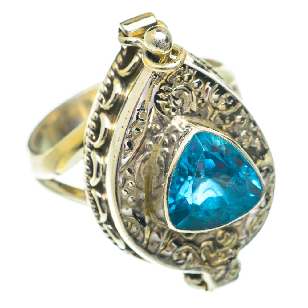 Blue Topaz Rings handcrafted by Ana Silver Co - RING64554