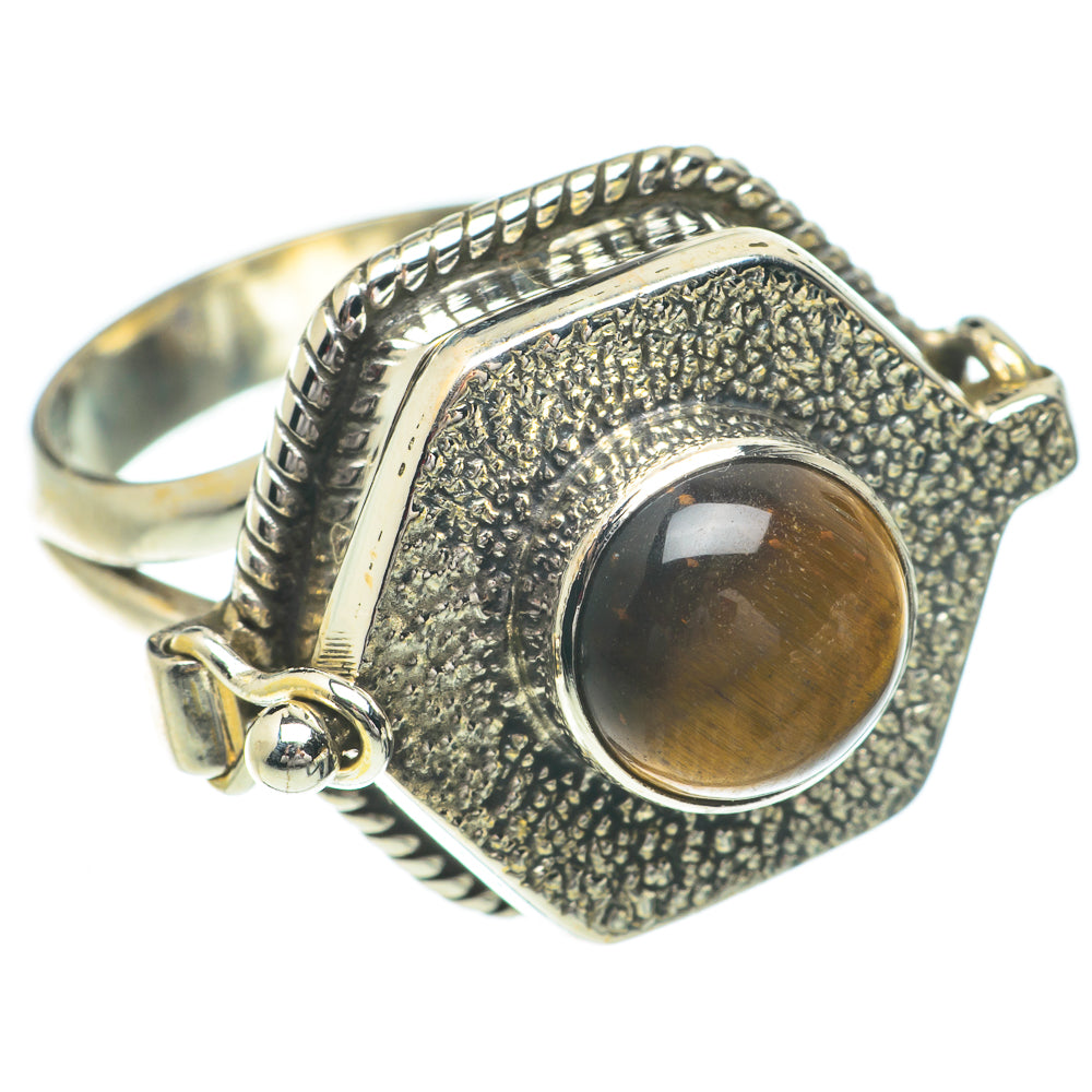 Tiger Eye Rings handcrafted by Ana Silver Co - RING64559