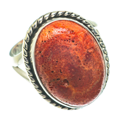 Sponge Coral Rings handcrafted by Ana Silver Co - RING64561