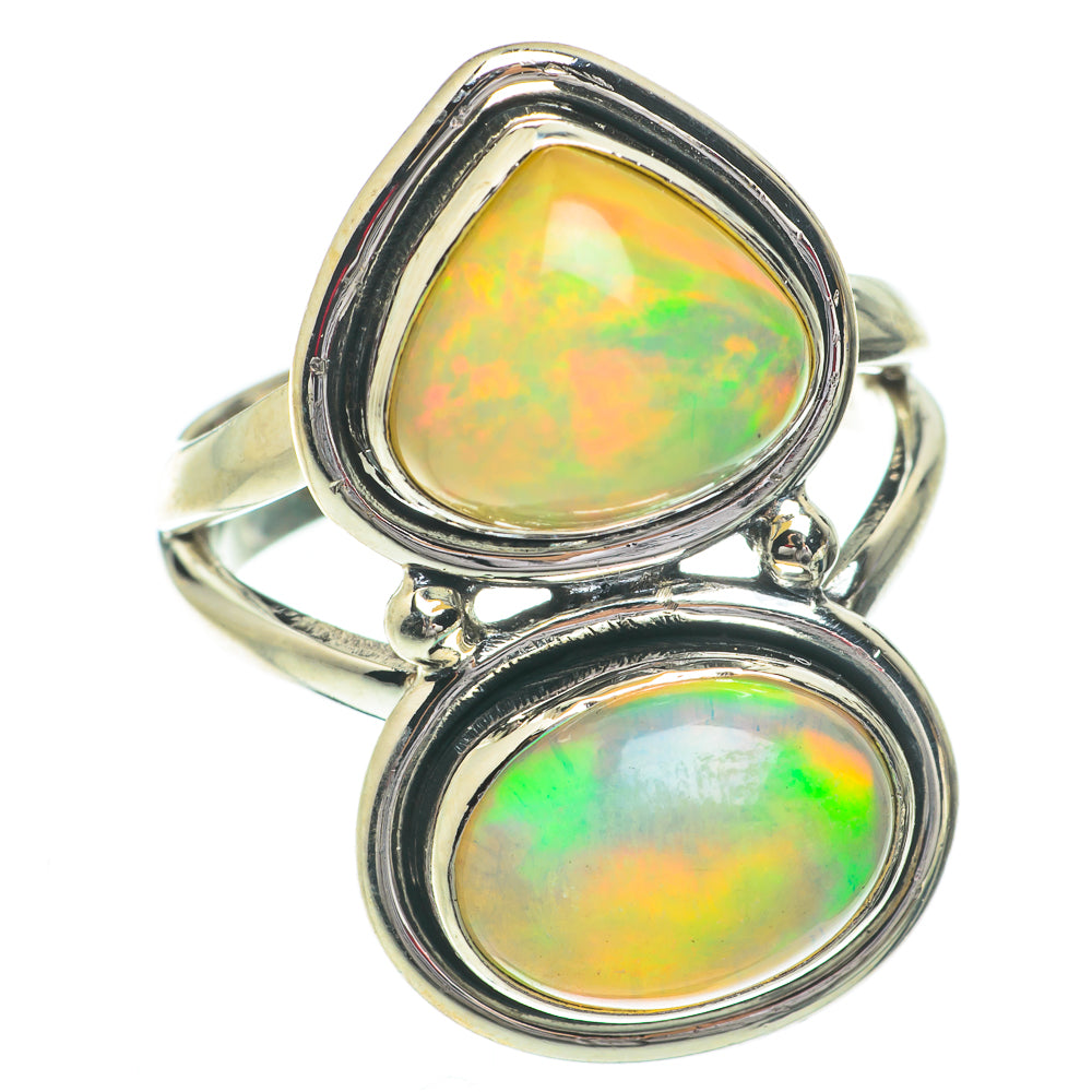 Ethiopian Opal Rings handcrafted by Ana Silver Co - RING64566