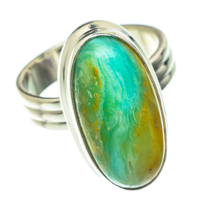 Peruvian Opal Rings handcrafted by Ana Silver Co - RING64567