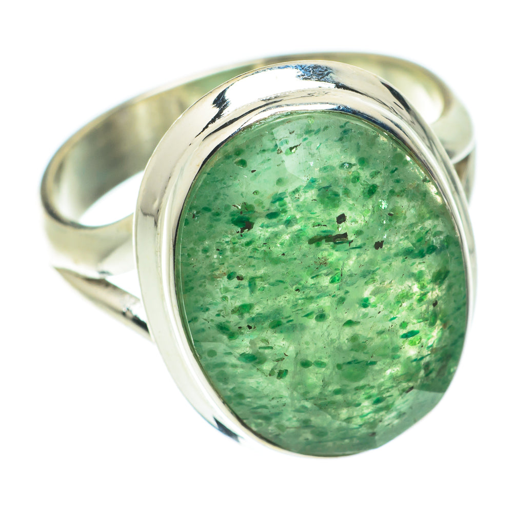Green Aventurine Rings handcrafted by Ana Silver Co - RING64572