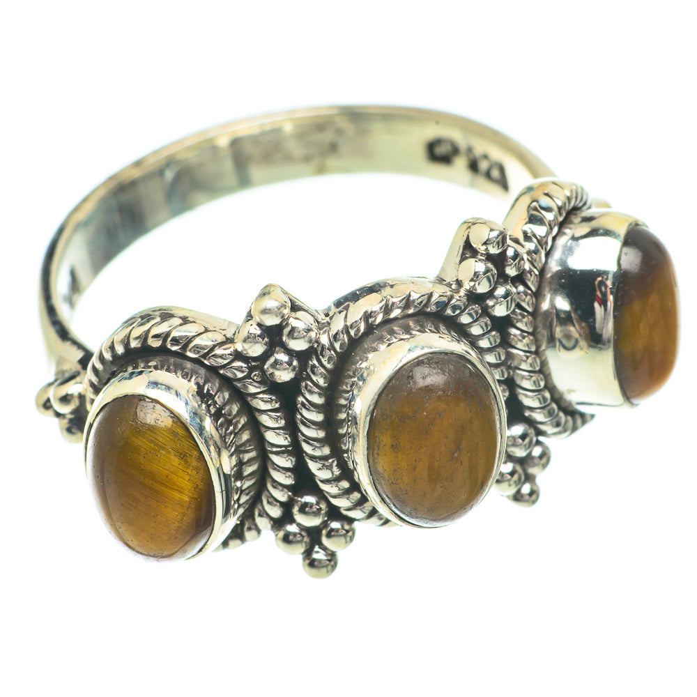 Tiger Eye Rings handcrafted by Ana Silver Co - RING64574