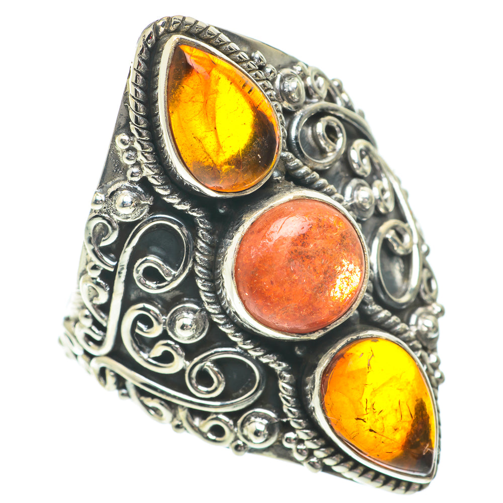 Sunstone Rings handcrafted by Ana Silver Co - RING64579