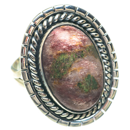 Ruby Fuchsite Rings handcrafted by Ana Silver Co - RING64582