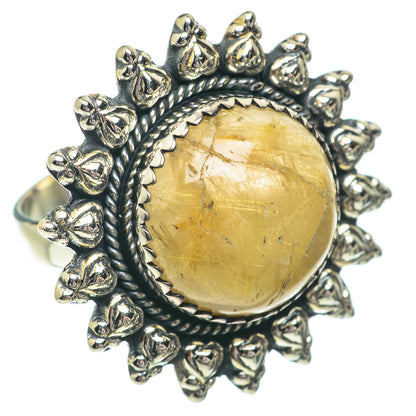 Rutilated Quartz Rings handcrafted by Ana Silver Co - RING64586