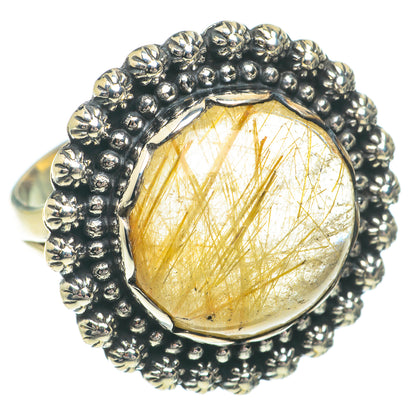Rutilated Quartz Rings handcrafted by Ana Silver Co - RING64587