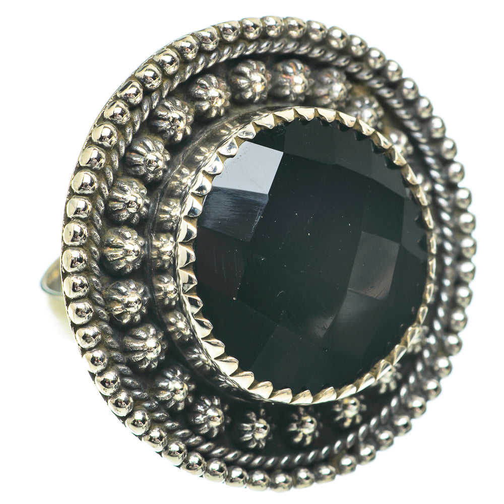 Black Onyx Rings handcrafted by Ana Silver Co - RING64611