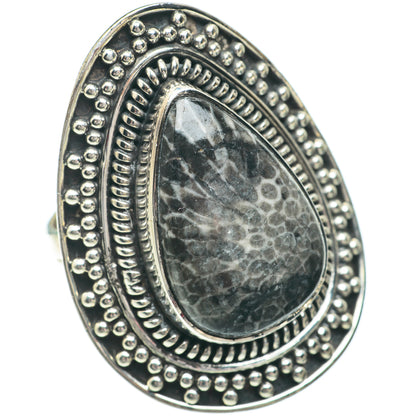 Stingray Coral Rings handcrafted by Ana Silver Co - RING64612