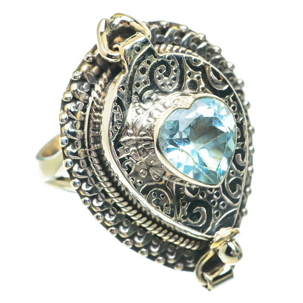 Blue Topaz Rings handcrafted by Ana Silver Co - RING64624