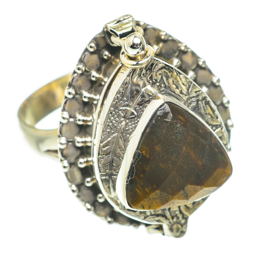 Tiger Eye Rings handcrafted by Ana Silver Co - RING64627