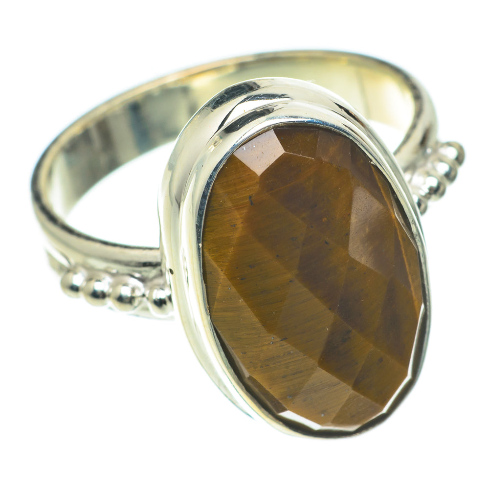 Tiger Eye Rings handcrafted by Ana Silver Co - RING64641