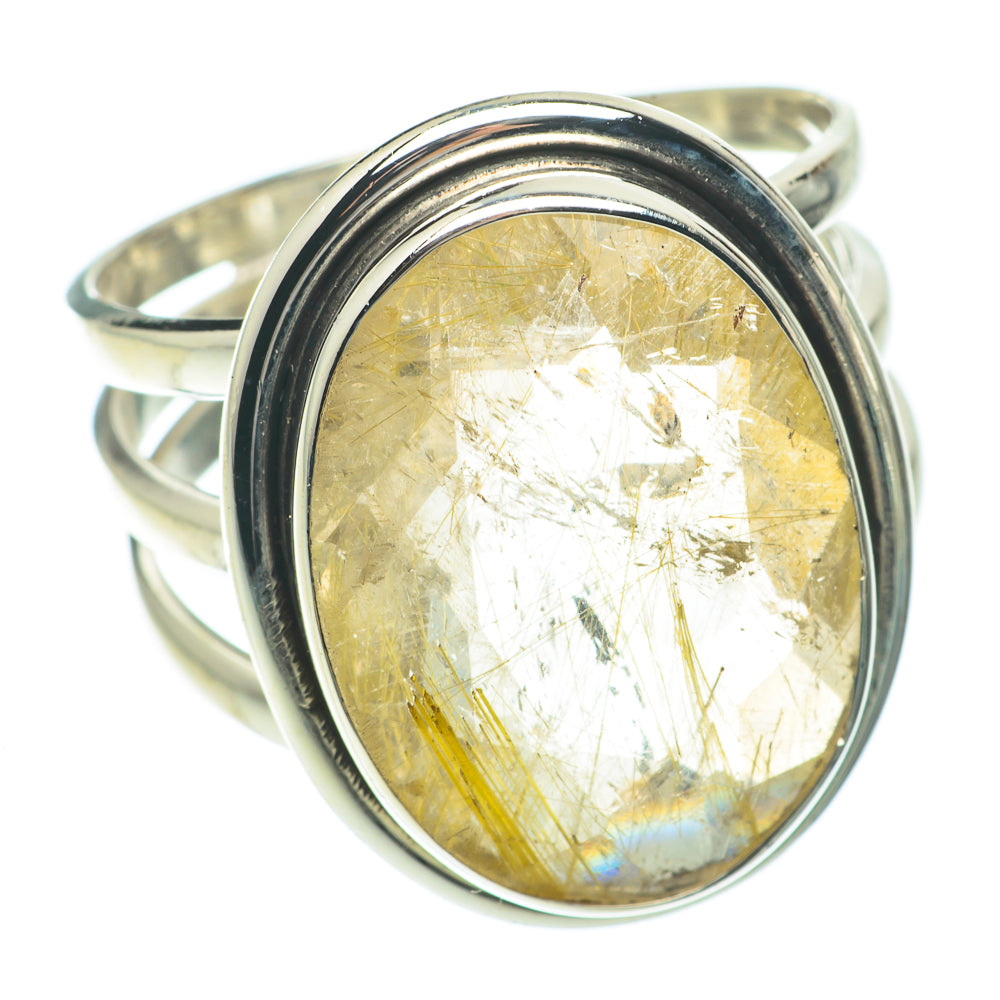 Rutilated Quartz Rings handcrafted by Ana Silver Co - RING64652