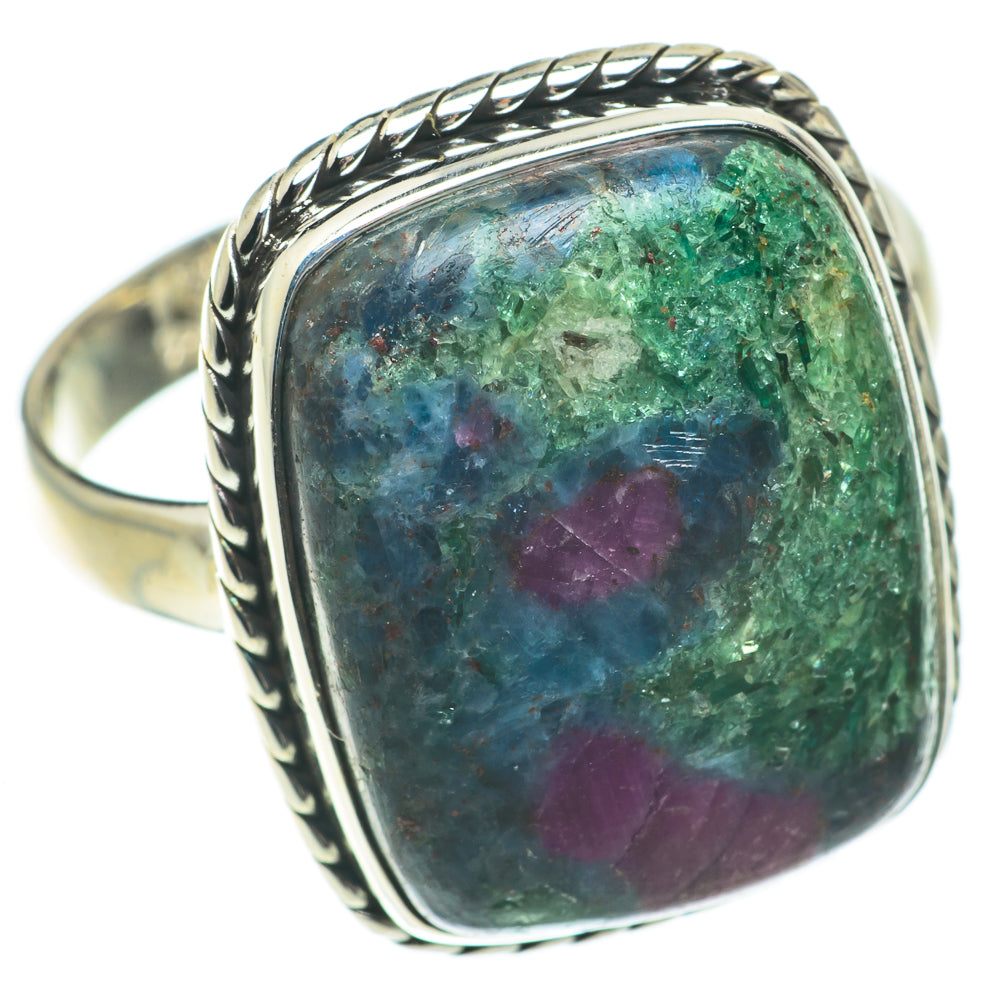Ruby Fuchsite Rings handcrafted by Ana Silver Co - RING64658