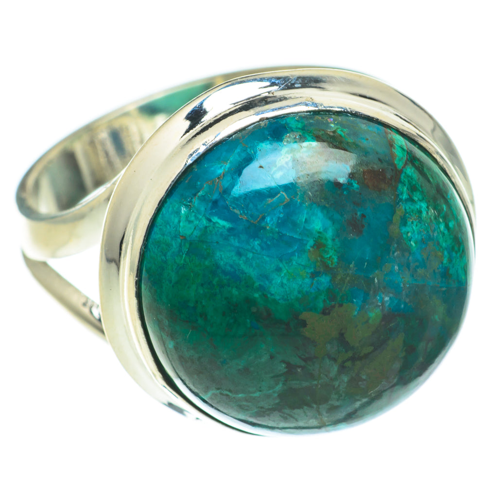 Chrysocolla Rings handcrafted by Ana Silver Co - RING64659
