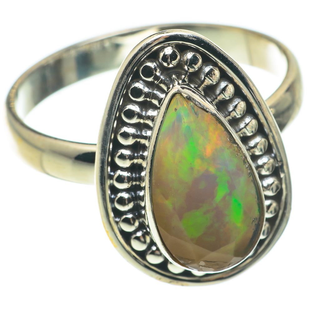 Ethiopian Opal Rings handcrafted by Ana Silver Co - RING64663