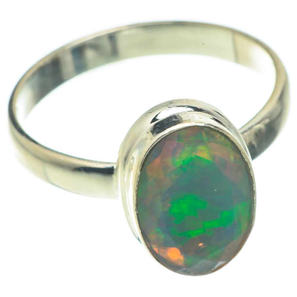 Ethiopian Opal Rings handcrafted by Ana Silver Co - RING64664