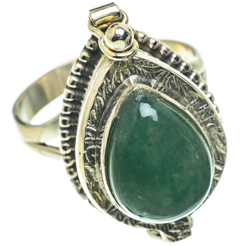 Green Aventurine Rings handcrafted by Ana Silver Co - RING64670