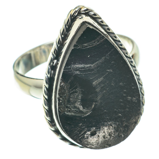 Shungite Rings handcrafted by Ana Silver Co - RING64685