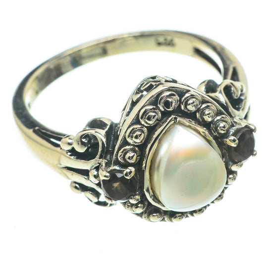 Cultured Pearl Rings handcrafted by Ana Silver Co - RING64686