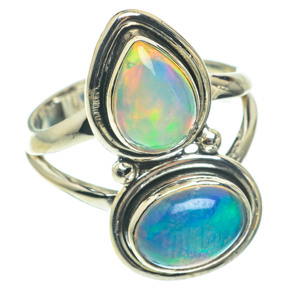 Ethiopian Opal Rings handcrafted by Ana Silver Co - RING64695