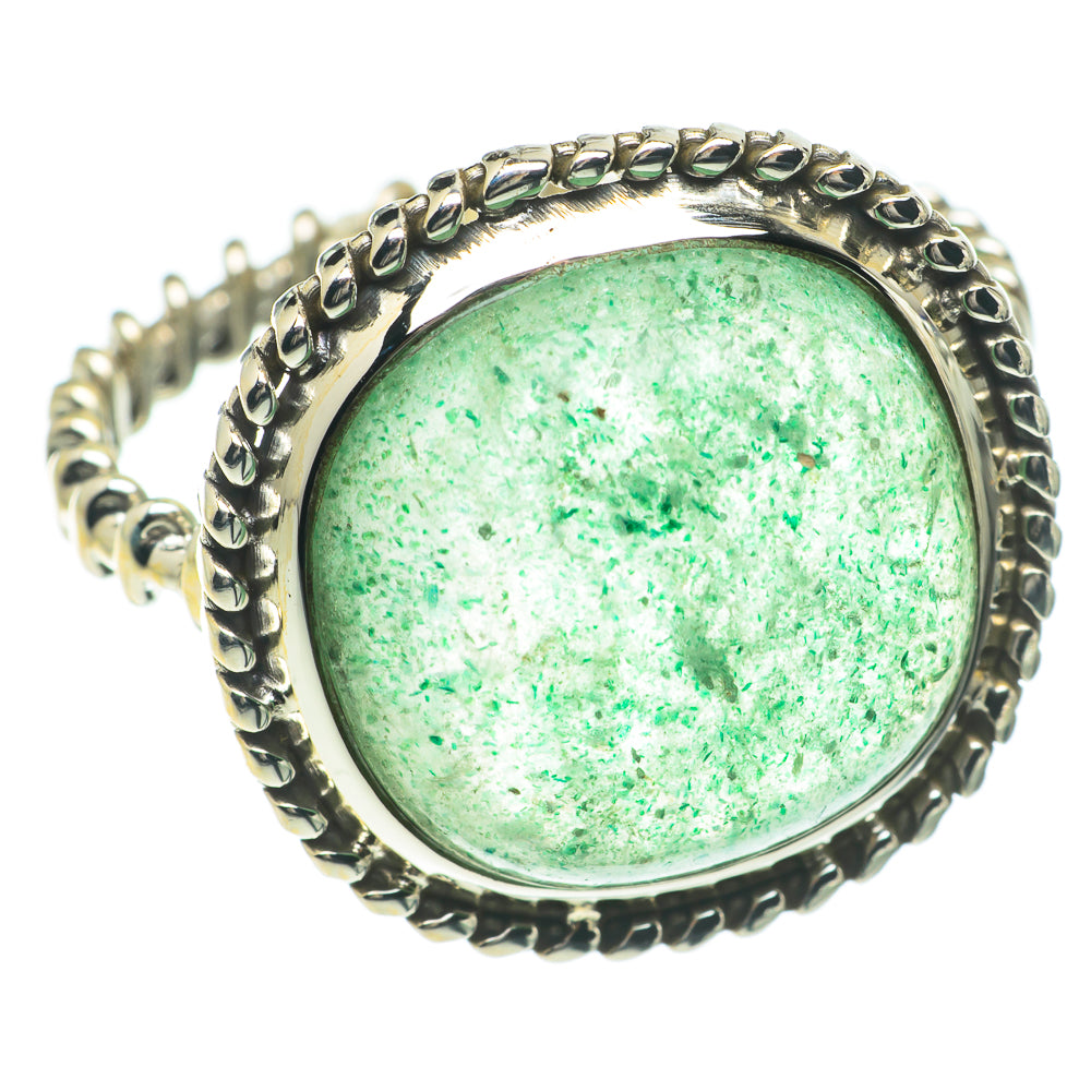Green Aventurine Rings handcrafted by Ana Silver Co - RING64701