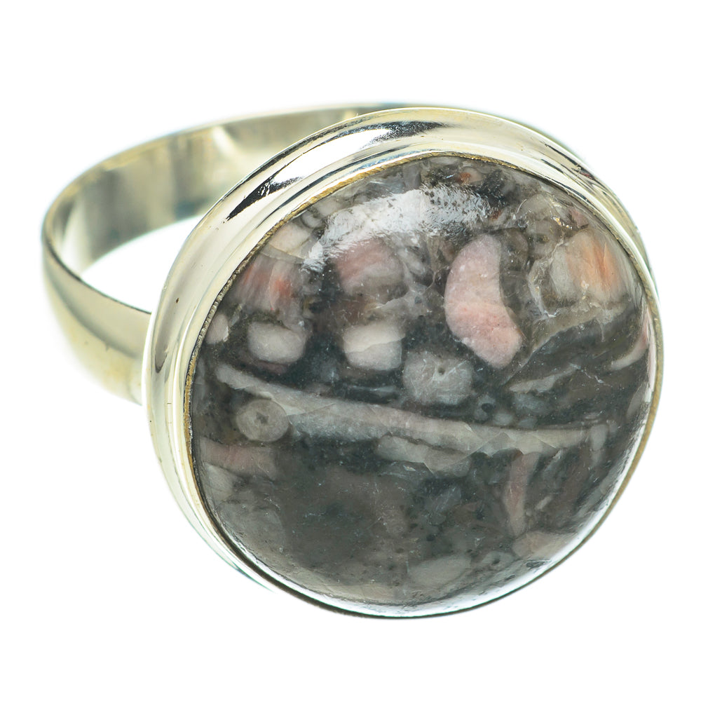 Crinoid Fossil Rings handcrafted by Ana Silver Co - RING64705