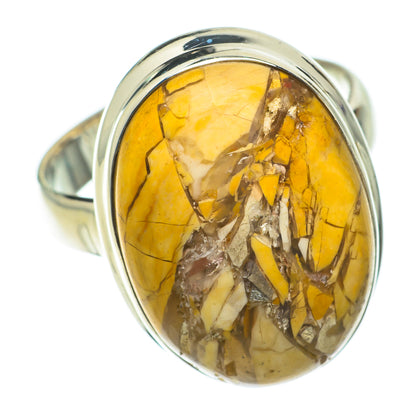 Brecciated Mookaite Rings handcrafted by Ana Silver Co - RING64708