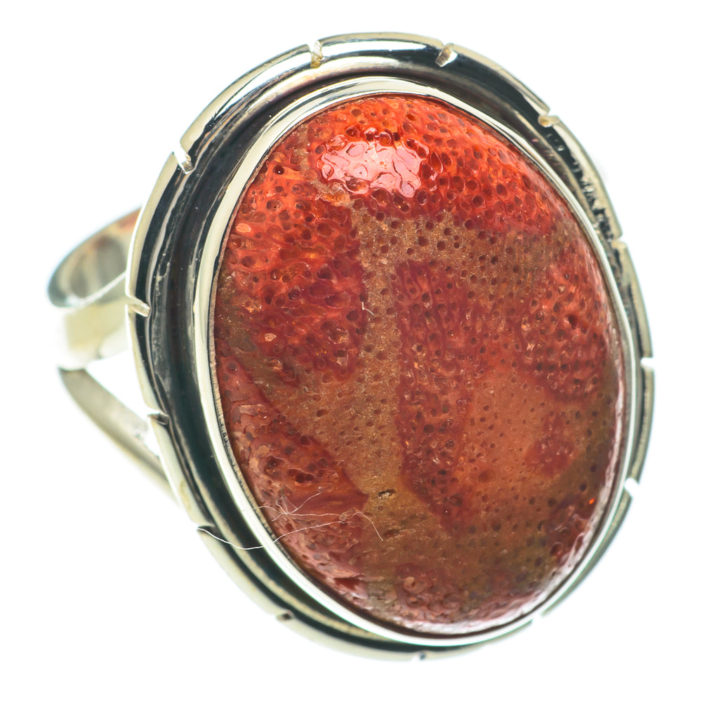 Sponge Coral Rings handcrafted by Ana Silver Co - RING64709