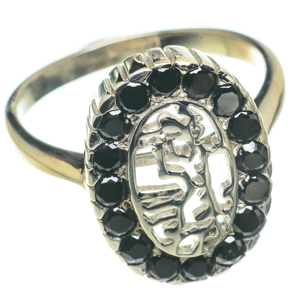 Black Onyx Rings handcrafted by Ana Silver Co - RING64715