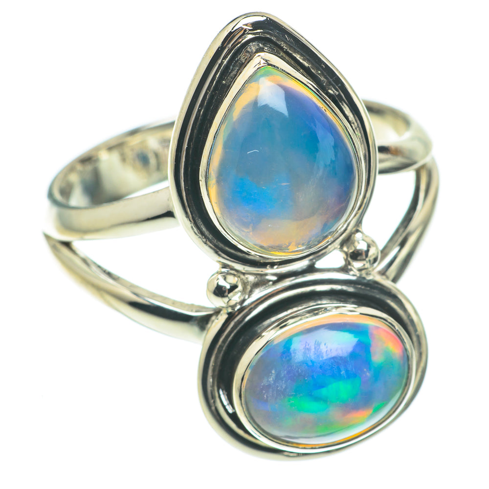 Ethiopian Opal Rings handcrafted by Ana Silver Co - RING64722