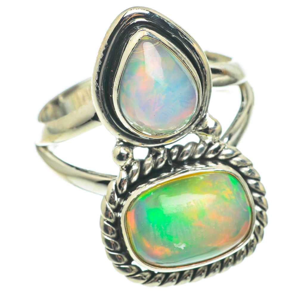 Ethiopian Opal Rings handcrafted by Ana Silver Co - RING64726