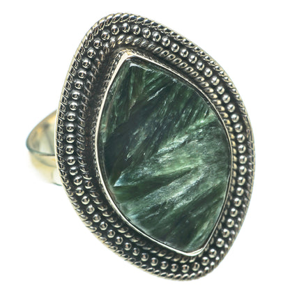 Seraphinite Rings handcrafted by Ana Silver Co - RING64732