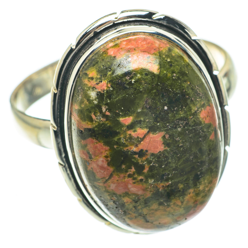 Unakite Rings handcrafted by Ana Silver Co - RING64734