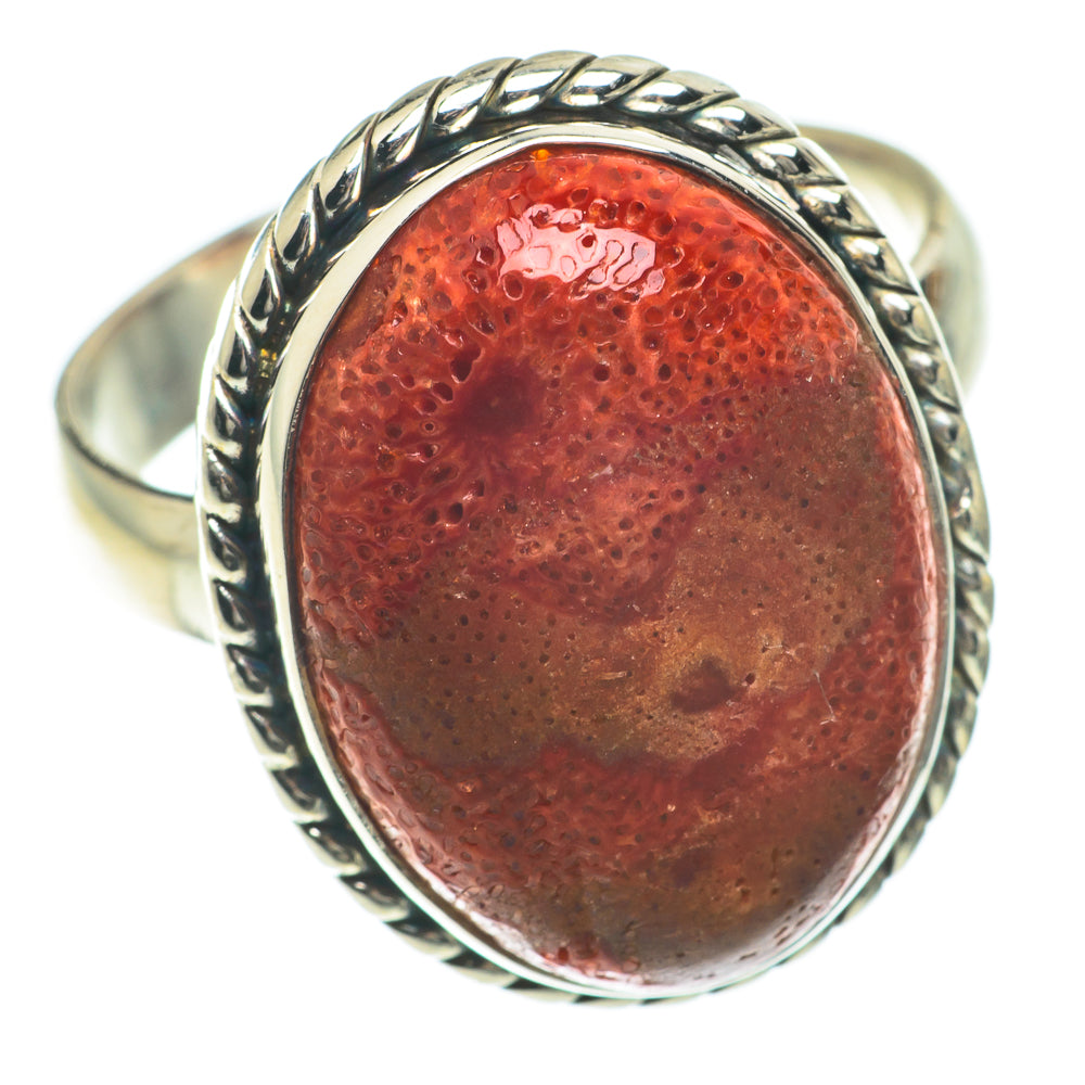 Sponge Coral Rings handcrafted by Ana Silver Co - RING64739