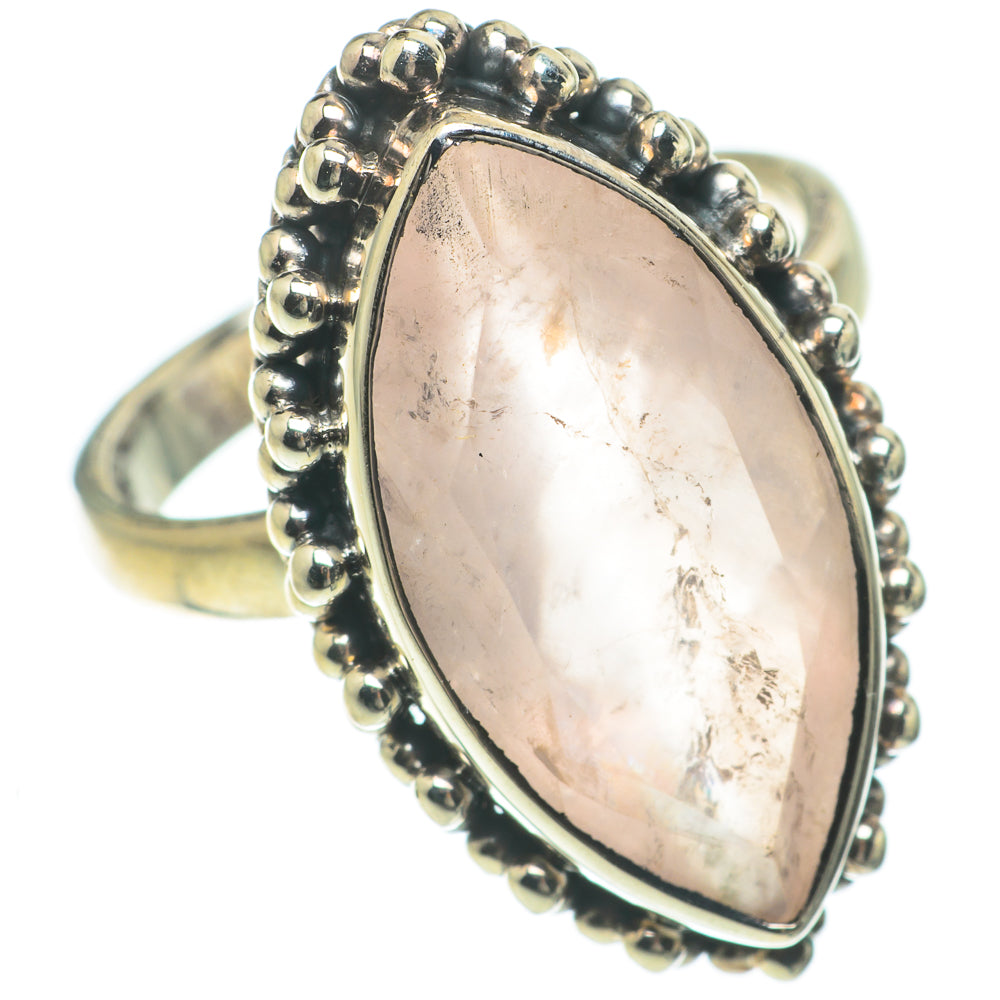 Rose Quartz Rings handcrafted by Ana Silver Co - RING64742
