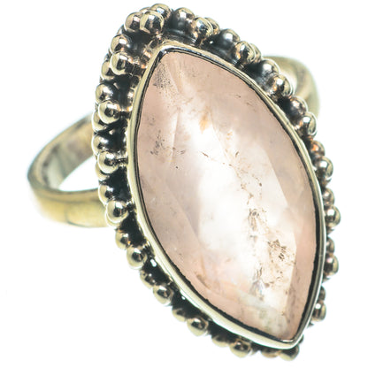 Rose Quartz Rings handcrafted by Ana Silver Co - RING64742