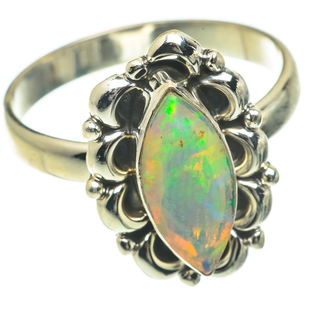Ethiopian Opal Rings handcrafted by Ana Silver Co - RING64754