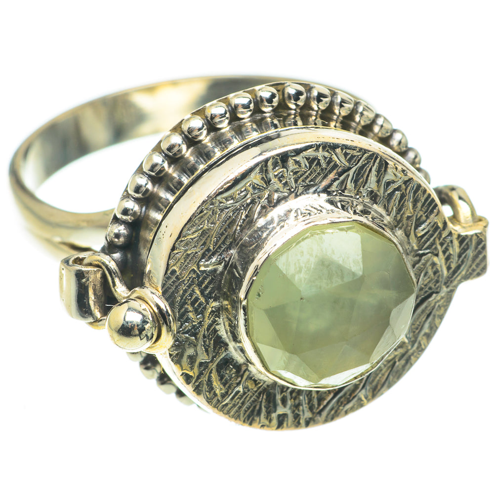Prehnite Rings handcrafted by Ana Silver Co - RING64761