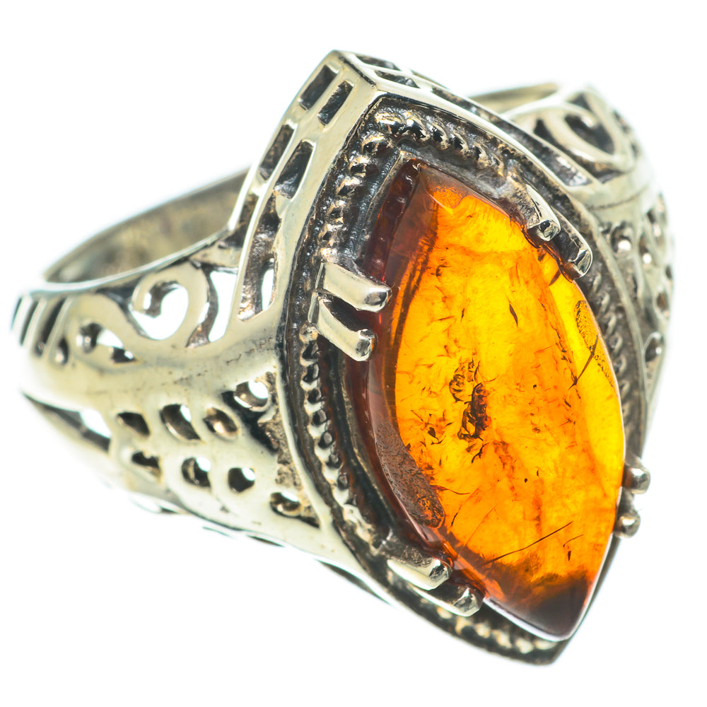 Baltic Amber Rings handcrafted by Ana Silver Co - RING64767