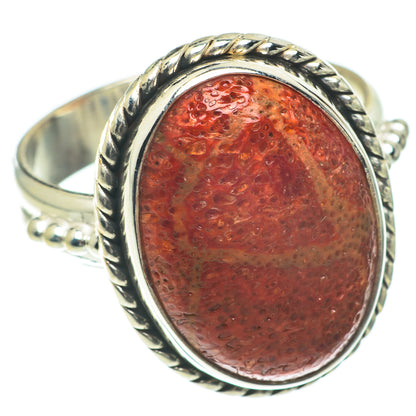 Sponge Coral Rings handcrafted by Ana Silver Co - RING64769