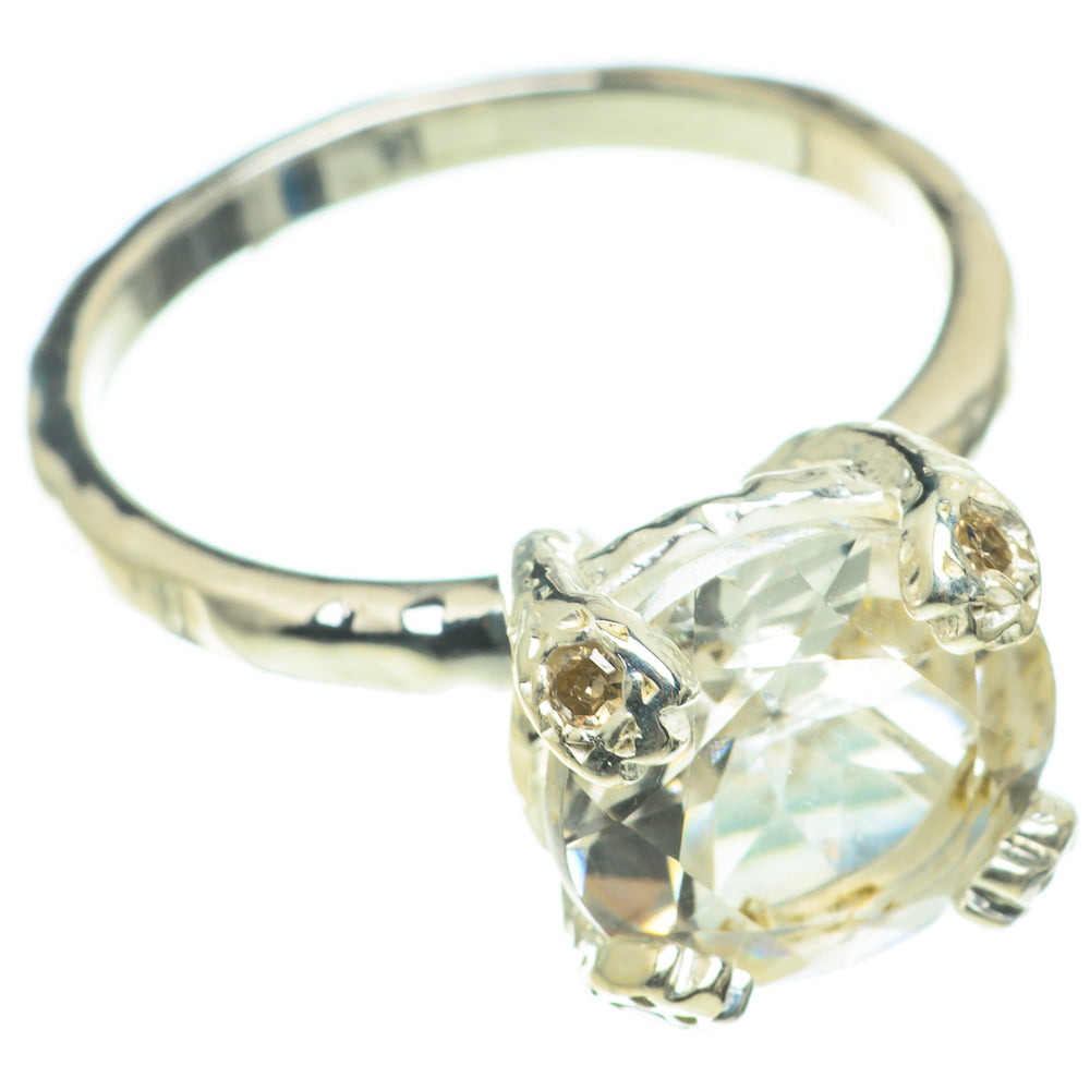 White Quartz Rings handcrafted by Ana Silver Co - RING64776