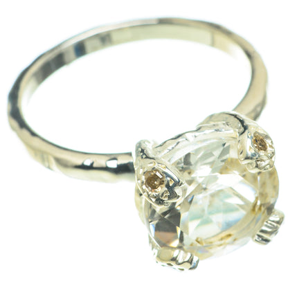 White Quartz Rings handcrafted by Ana Silver Co - RING64776