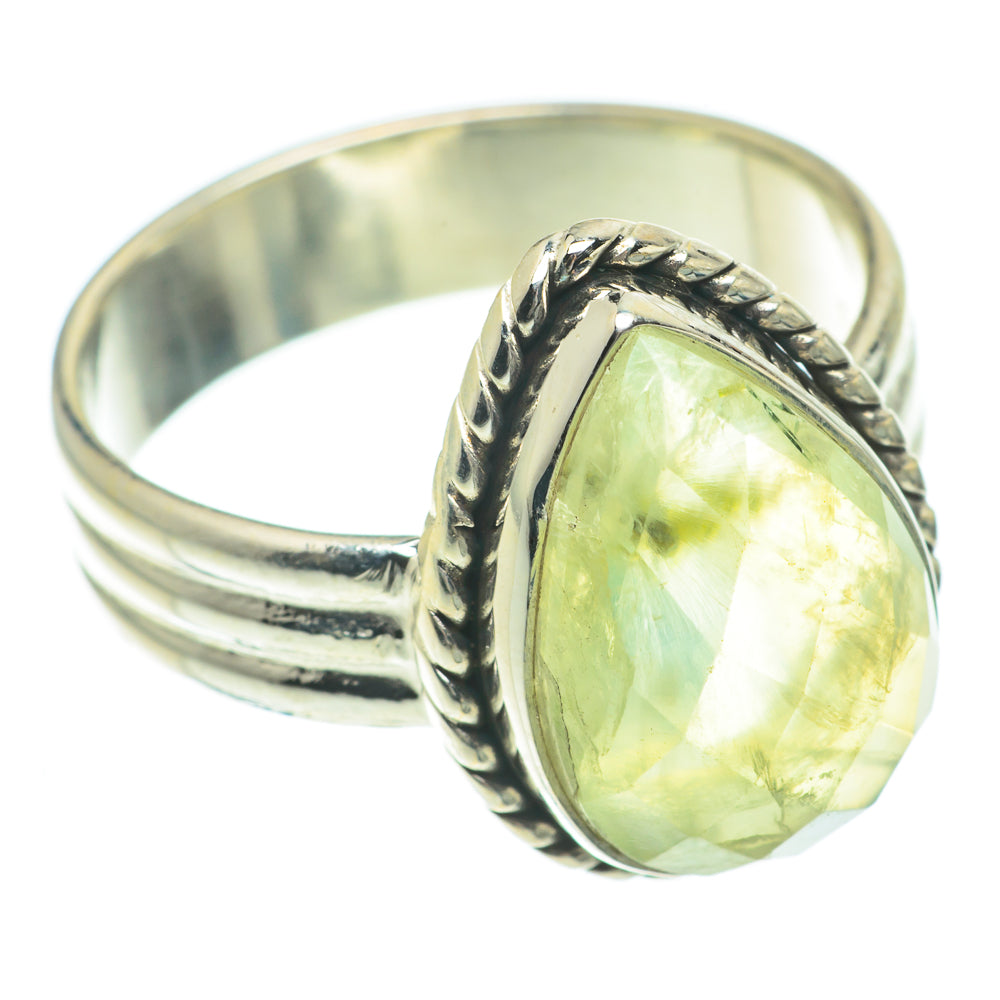 Prehnite Rings handcrafted by Ana Silver Co - RING64789
